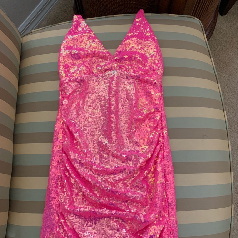 Lucy in the sky sequence mini dress
